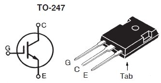 IXSH35N140A, IGBT-транзистор, 1400 В, 35А, работа в режиме короткого замыкания